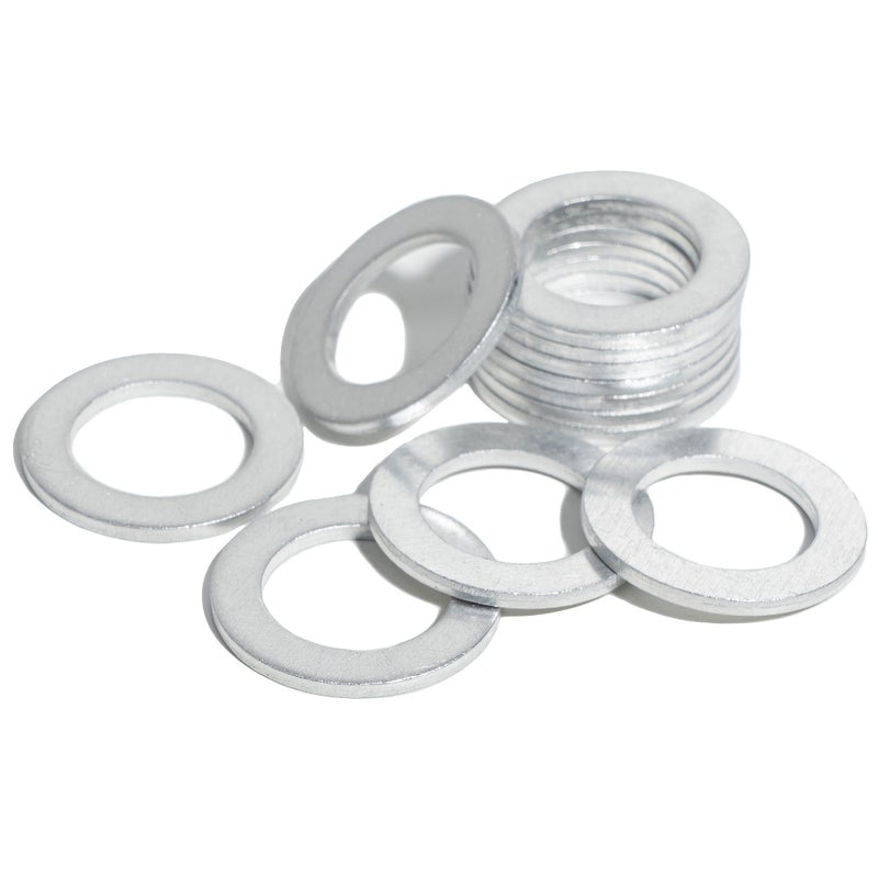 50pc M12x2 Aluminum Oil Drain Plug Crush Washer Set Non Slip Lasting Sealing - Image 3