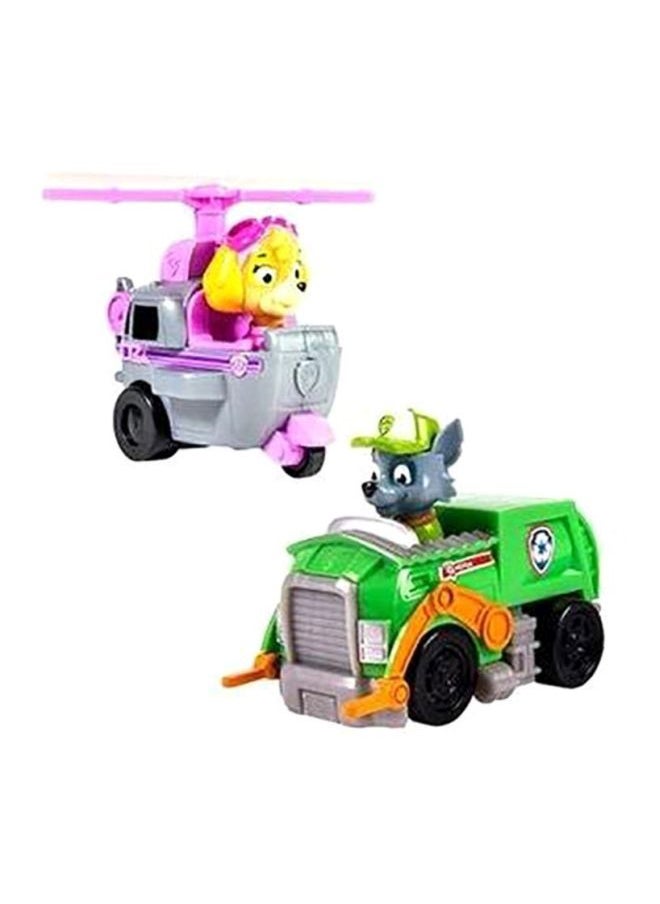 Unique - 6-Pieces Paw Patrol Incredible Racer Snow Slide Toddler Toys Set For Kids - Image 1