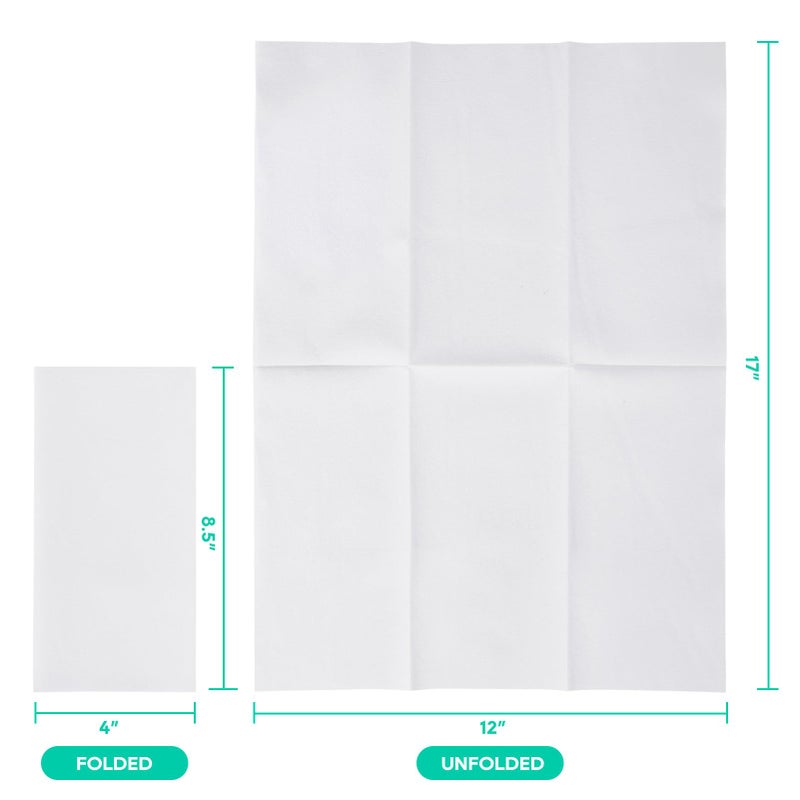 JOLLY PARTY 420PACK Disposable Hand Towels for Bathroom, Soft and Absorbent Paper Guest Towels Disposable Decorative Bathroom Hand Napkins for Kitchen, Parties, Weddings, Dinners - Image 5