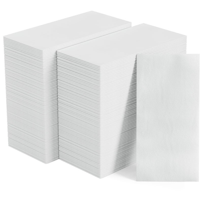 JOLLY PARTY 420PACK Disposable Hand Towels for Bathroom, Soft and Absorbent Paper Guest Towels Disposable Decorative Bathroom Hand Napkins for Kitchen, Parties, Weddings, Dinners - Image 1