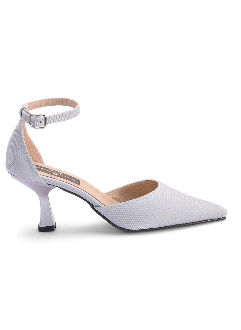 Vbranda - High Quality Elegant Tulle Sandal C-59-GRAY - Image 1