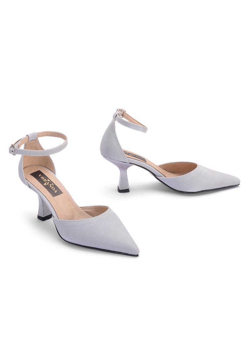 Vbranda - High Quality Elegant Tulle Sandal C-59-GRAY - Image 1
