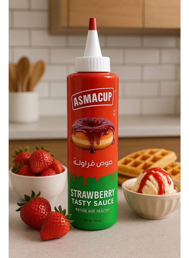 ASMACUP Strawberry Concentrated Premium Sauce 750 GM - Image 2