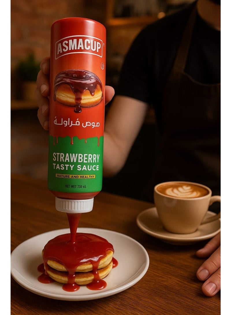 ASMACUP Strawberry Concentrated Premium Sauce 750 GM - Image 3