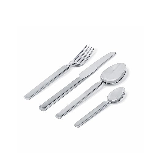 Alessi Dry Cutlery Designed By Achille Castiglioni Silverware, 24 Piece, Silver - Image 2
