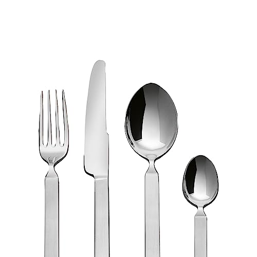 Alessi Dry Cutlery Designed By Achille Castiglioni Silverware, 24 Piece, Silver - Image 3