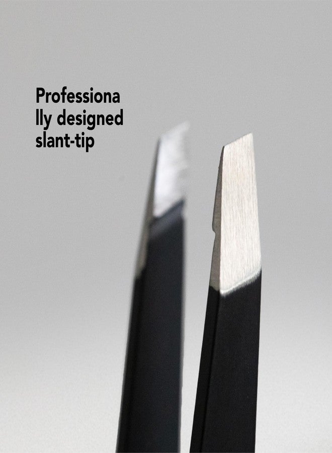 Cleverman Precision Slant Tweezer - Expert Eyebrow and Facial Hair Removal, Ideal for Ingrown Hair & Splinters, Travel Tweezer - Image 5