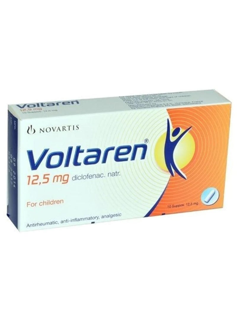 VOLTAREN Voltaren 12.5mg Diclofenac Suppository For Children, Pack of 10's 