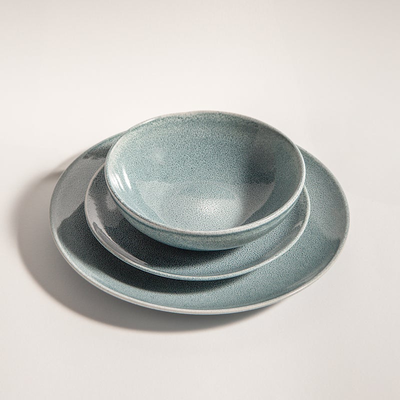 لا ميسا طقم سفرة بورسلان باللون الأزرق من لا ميسا 18 قطعة - Image 2