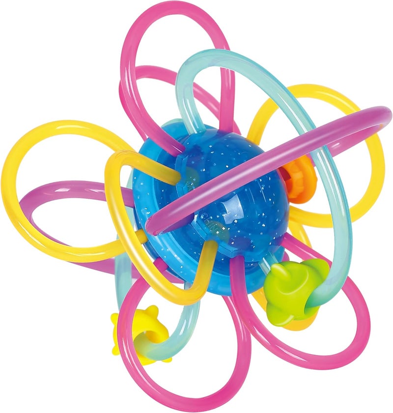Hola Peacock Orchestra Rattle Baby Activity Toy, Easy to Grasp, Fine Motor Skills, Bright Colors, Sensory Toys, Baby Toys,Baby Rattle, Animal Rattle 3M+ - Image 1