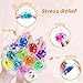 CESOF Easter Egg Stuffers Bunny Stress Balls 12 Pcs Mini Bunny Squishy Toys Easter Basket Fillers Squishies Fidget Sensory Toy for Kids Girls Boys Teens Adult Party Favors Supplies Classroom Prize Gifts - Image 4