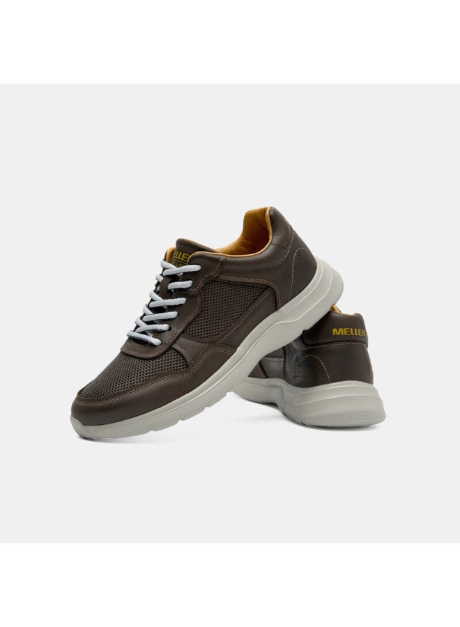 Mellen Versatile Travel Shoes, Lightweight Breathable Shock-absorbing Sports Casual Shoes Mf577511 Brown 38 - Image 1