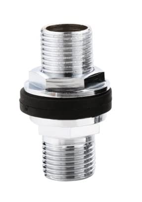 Kinik Chrome Finished Brass Tank Nipple 20 mm | Heavy Duty Water Tank Connector for Plumbing & Pipe Fittings - Image 3
