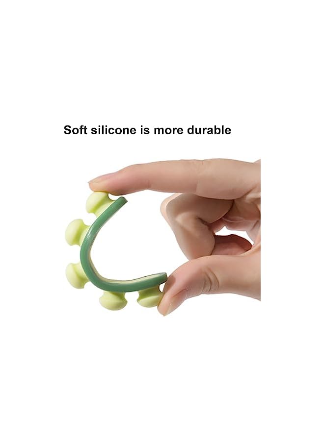 Green Tiger 3 Pack Silicone Cable Holder Clips, Cord Management Organizers, Versatile Cable Organizer for Desk, Nightstand, Office, and Home Use - Image 4