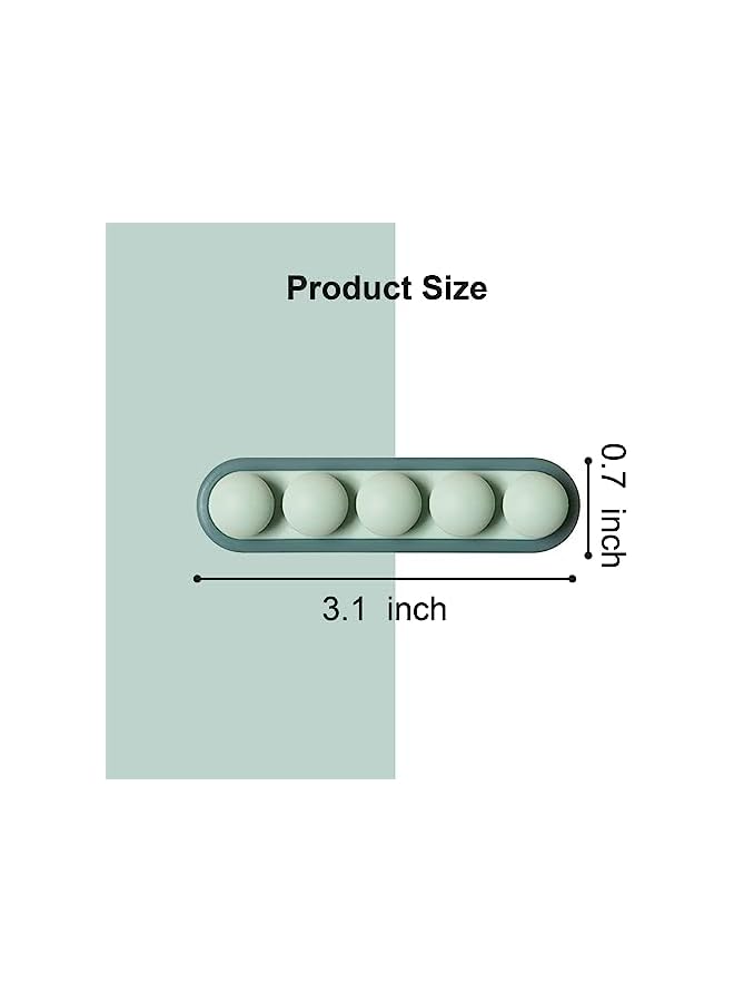 Green Tiger 3 Pack Silicone Cable Holder Clips, Cord Management Organizers, Versatile Cable Organizer for Desk, Nightstand, Office, and Home Use - Image 2