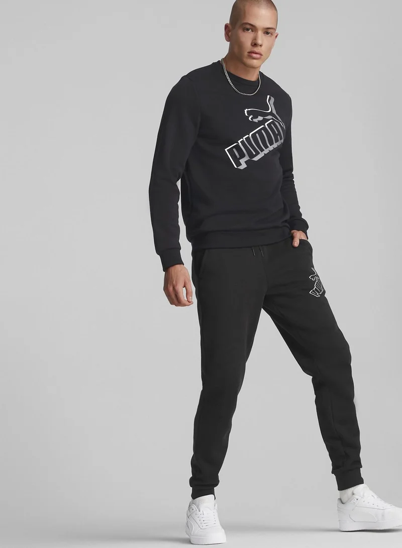 PUMA Essential Big Logo Sweatpants