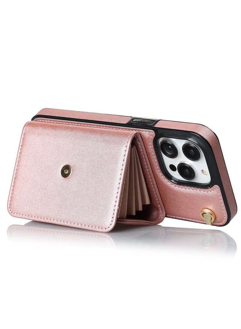 Suteni Back Cover Leather Card Slots Phone Case for iPhone - Image 3