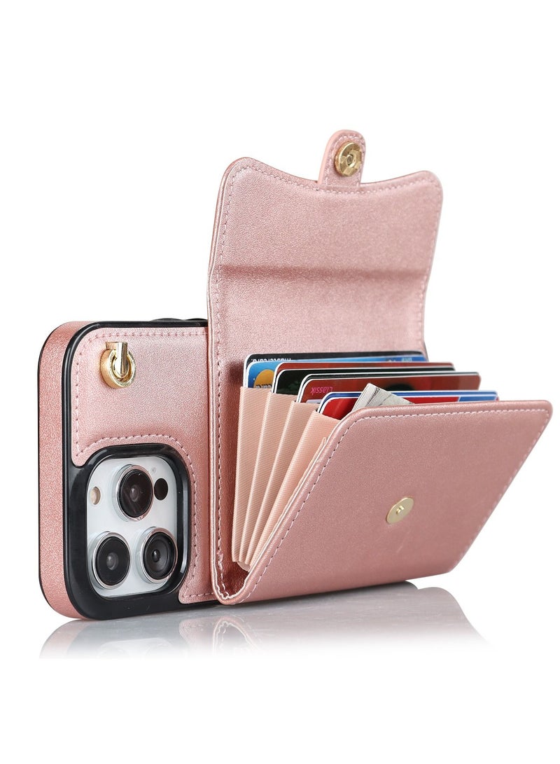 Suteni Back Cover Leather Card Slots Phone Case for iPhone - Image 4