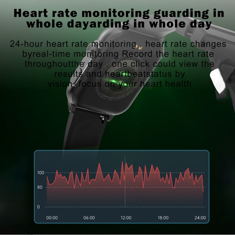 Intelligent Voice Assistant Smart Watch - 24-Hour Heart Rate Monitoring Health Management Device for Daily Life, Fitness Tracking And Health Care - Image 3