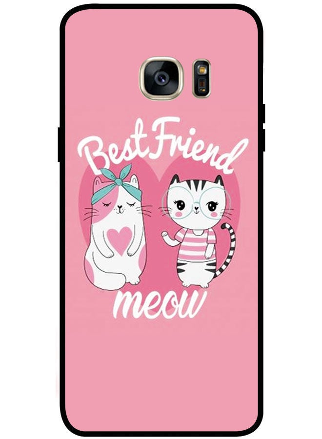 Protective Case Cover For Samsung Galaxy S7 Edge Smart Series Printed Protective Case Cover for Samsung S7 Edge Best Friend Meow