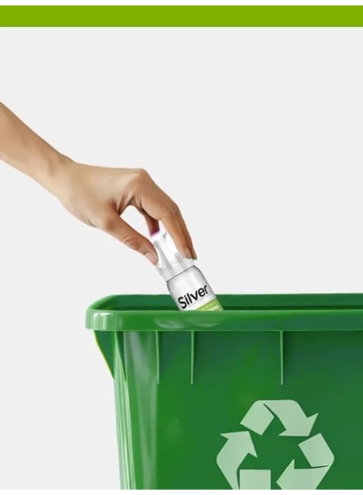 Silver Universal Cleaning Foam With Sponge 125 ML - Image 2