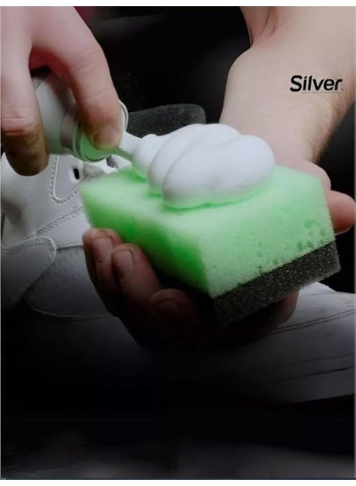 Silver Universal Cleaning Foam With Sponge 125 ML - Image 4