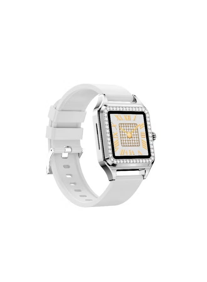 Green Lion Helux Smartwatch with Extra Strap, 1.3-inch TFT IPS Display, 2-4 Day Battery Life, 450 Lumens Brightness, Sports Modes and Activity Tracking, Health Monitoring, 150mAh Battery, Bluetooth Version 5.4 - Silver - Image 3