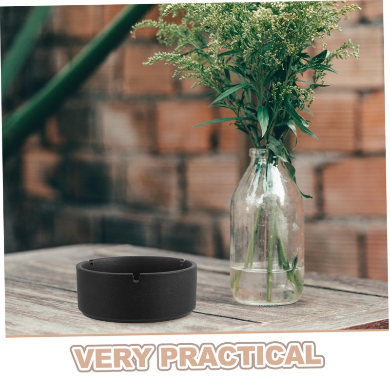 Ceramic Ashtray Windproof High Temperature Resistant Portable for Home Office Patio Bar - Image 4