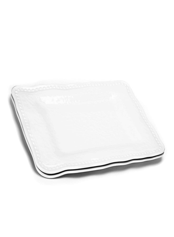 KOXIN-KARLU Melamine Trays, 17-inch Serving Trays and Platters, Set of 2 White - Image 4