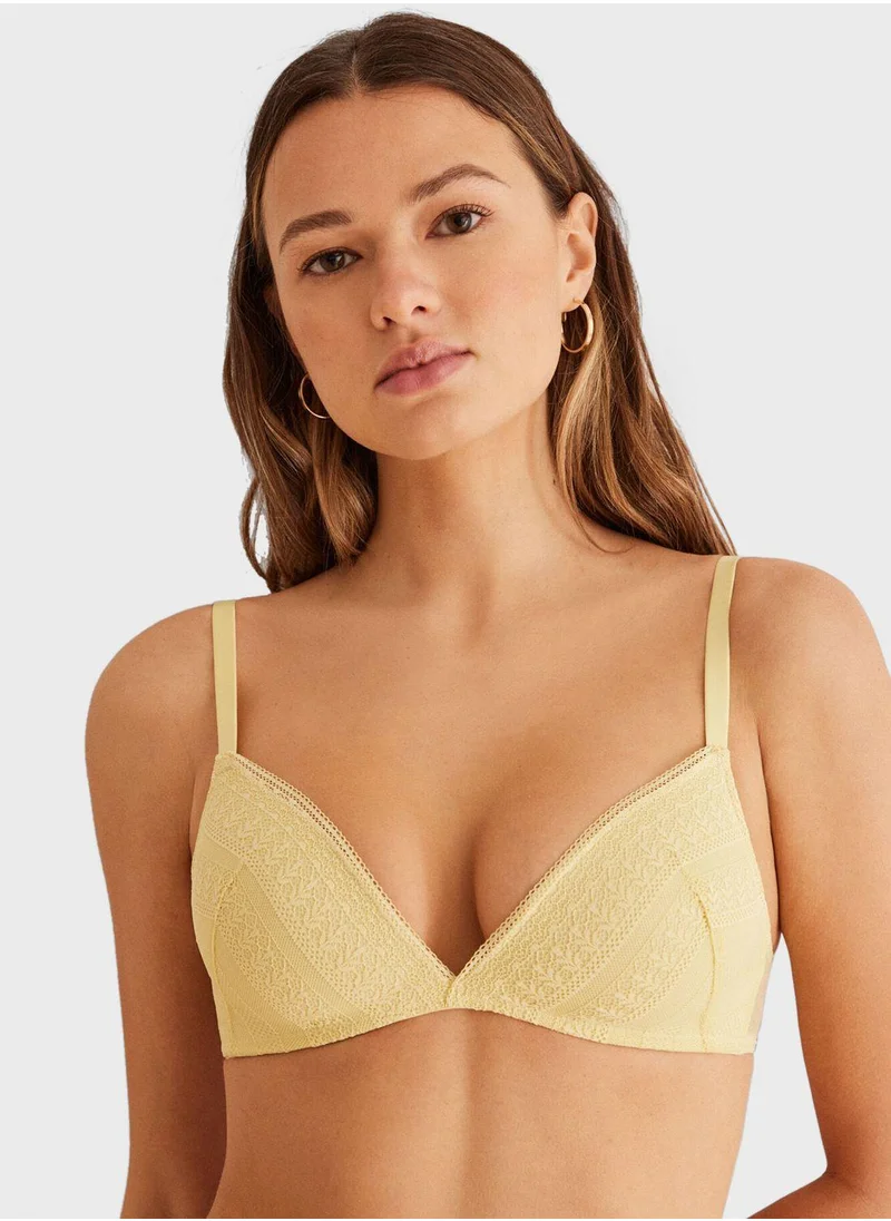 women'secret Strappy Cami Lace Triangular Bra