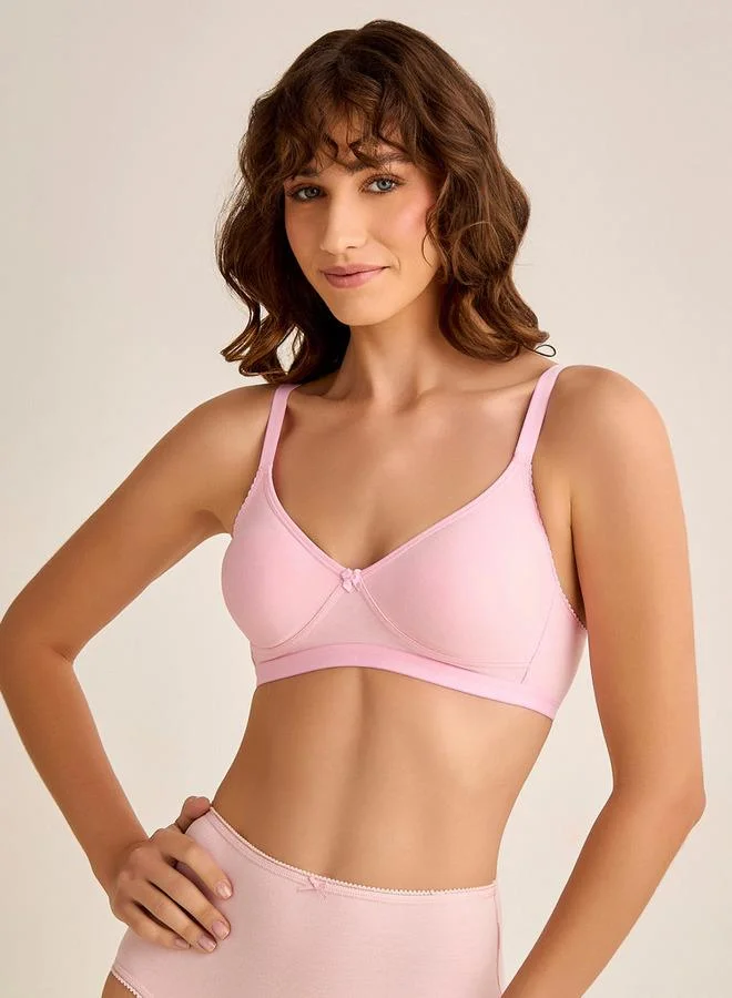 سبلاش فيڤ حمالة صدر بفيونكة بدون أسلاك وبدون حشوة