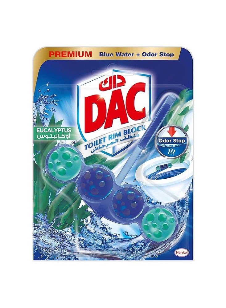 Dac Toilet Rim Block Cleaner, Eucalyptus, 50gm