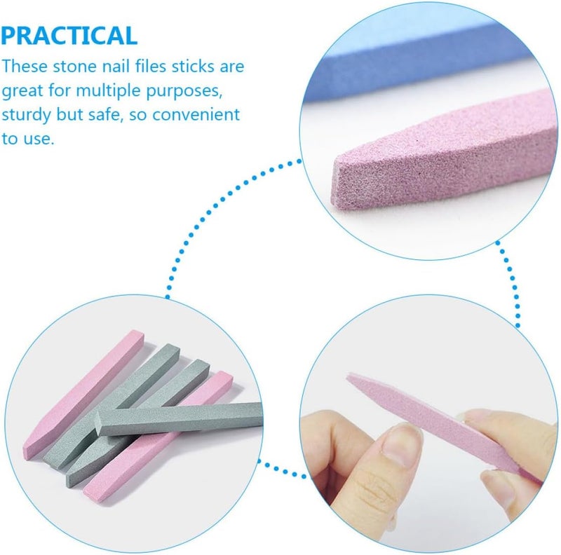 30pcs Nail File Buffing Sticks Pumice Stone Cuticle Pusher Nail Sanding Tools for Home and Salon Manicure Care - Image 3