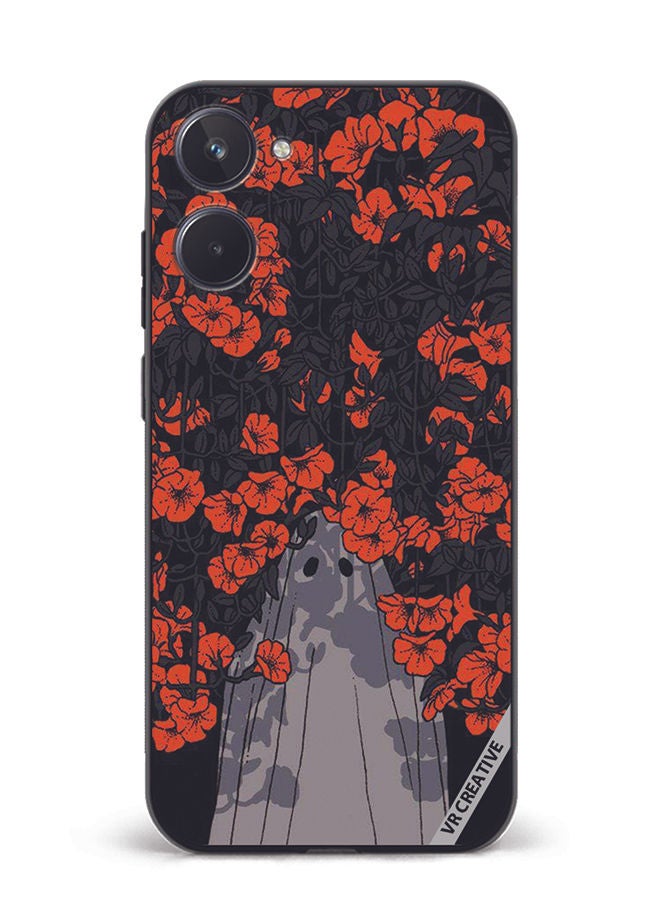 VR CREATIVE Protective Case Cover For Realme 10 Ghost Design Multicolour - Image 1