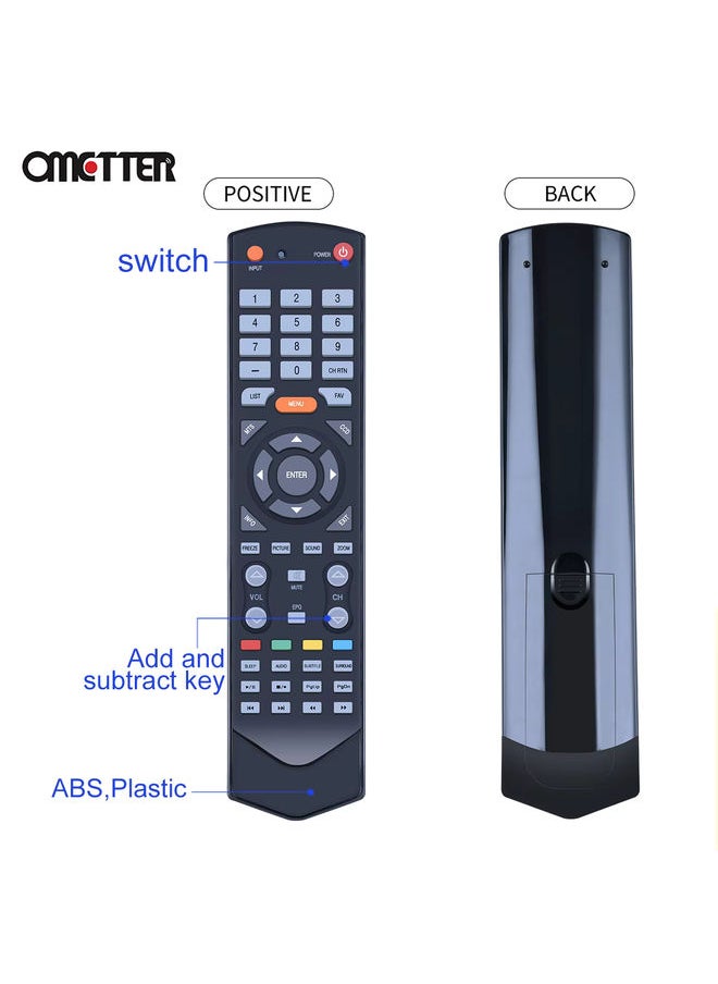 OMETTER - New for Toshiba RCA LCD 448 Lx191 Dl4844 Ct-6390 LE8821 CO1271 SKY-7447 Smart TV Remote Control - Image 1