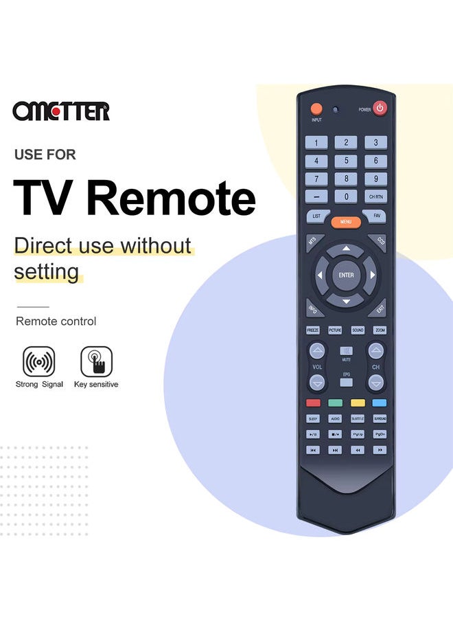OMETTER - New for Toshiba RCA LCD 448 Lx191 Dl4844 Ct-6390 LE8821 CO1271 SKY-7447 Smart TV Remote Control - Image 1