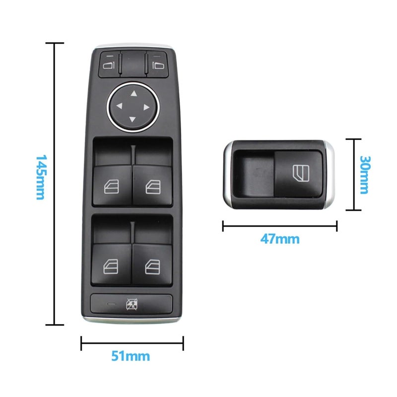 DEMULAX Electric Power Window Regulator Control Switch - Image 4