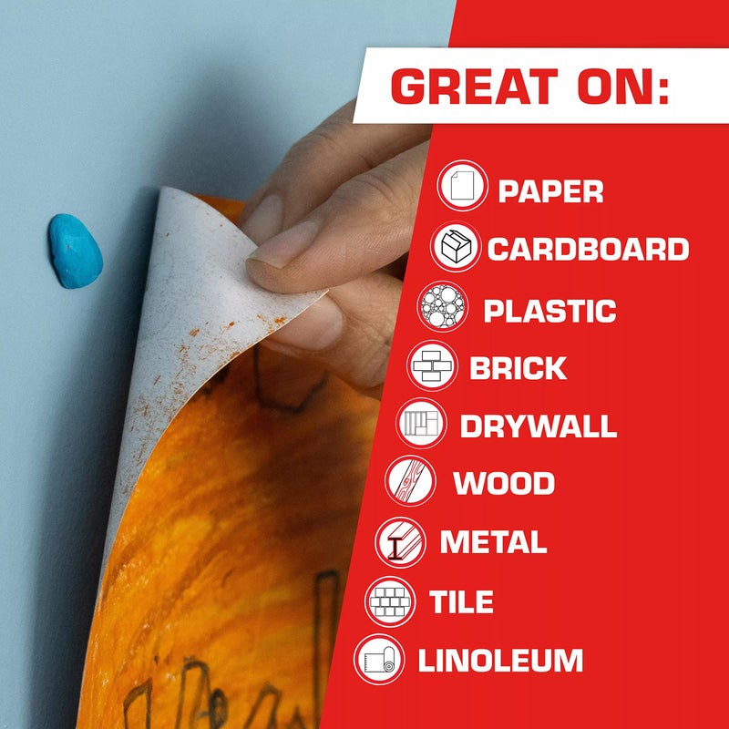 Loctite 1087306 Fun-Tak Mounting Putty, 2 oz, Blue - Image 2