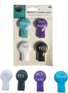 Generic Set Of 4 Pieces Magnetic pen holder MultiColor  - Image 3