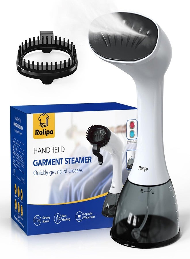 Rolipo Steamer for Clothes 1350W, Portable Handheld Clothes Steamer for Home & Travel, Upgraded 400ML Tank, Fast Heat-Up Wrinkle Remover with Leak-Proof Design - Image 1