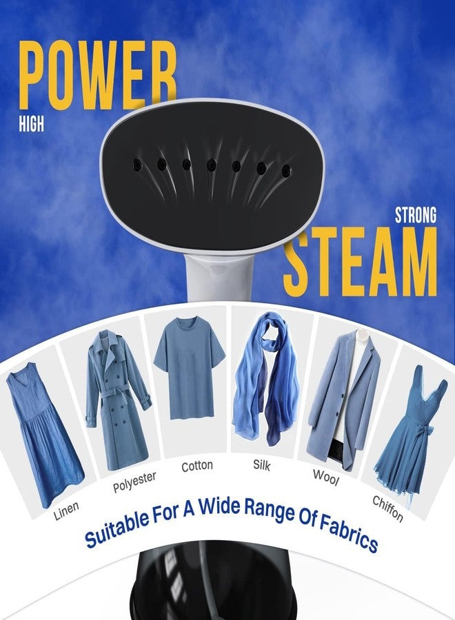 Rolipo Steamer for Clothes 1350W, Portable Handheld Clothes Steamer for Home & Travel, Upgraded 400ML Tank, Fast Heat-Up Wrinkle Remover with Leak-Proof Design - Image 3