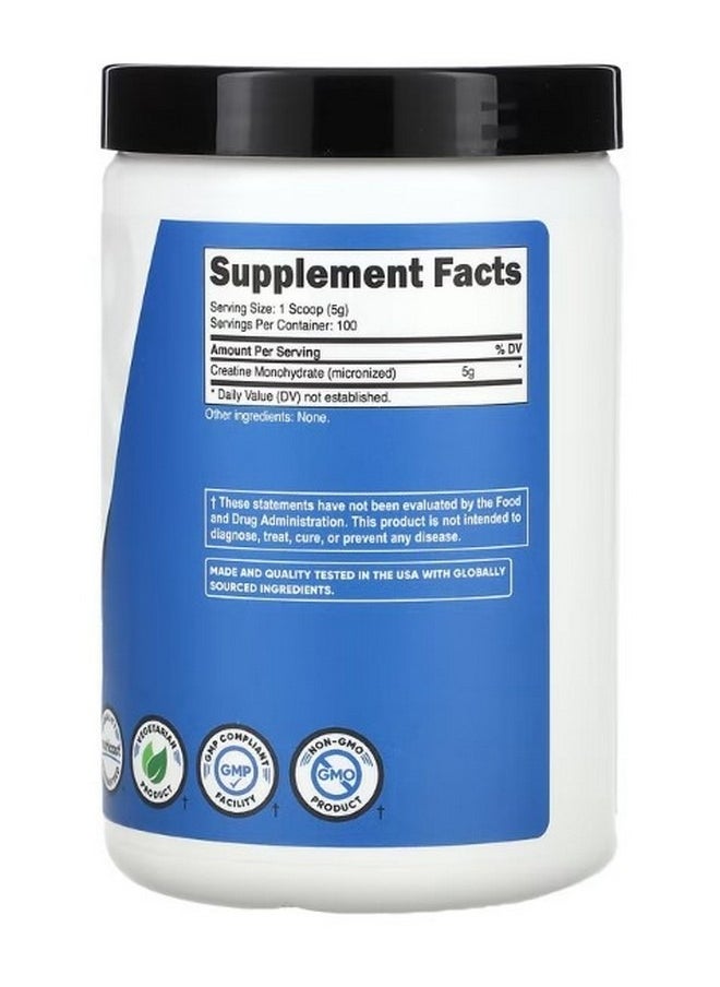 Nutricost - Performance Creatine Monohydrate Unflavored 1.1 Lbs 500 G - Image 1