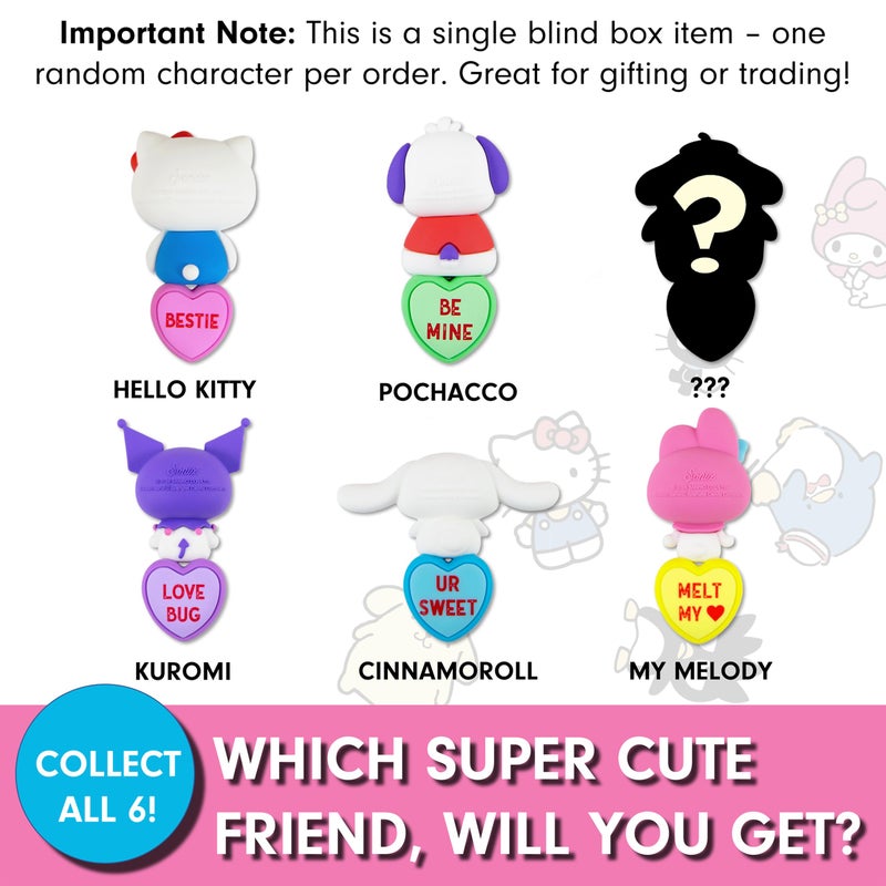 Sonix x Sanrio Hello Kitty & Friends Peekers - Sweethearts Series Blind Box - Adhesive Decorative Mini Figures - Includes Hello Kitty, Cinnamoroll, Kuromi, My Melody, Pochacco, or Mystery Character - Image 2