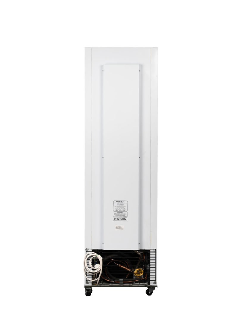 EVEREST INDUSTRIAL CO.LLC. EVEREST 400L Commercial Vertical Freezer, Glass Door Upright Display Freezer with Hot Gas Defrost & Adjustable Shelves for Ice Cream & Frozen Storage, EV15 IC - Image 3