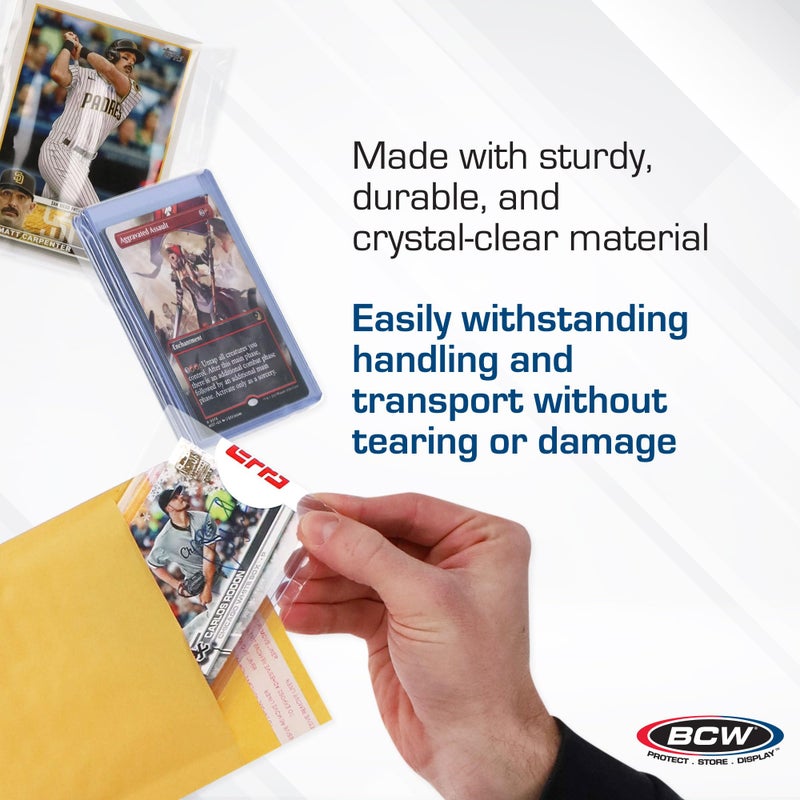 BCW Resealable Team Set Bags â€“ 100 Count | Holds 35 Loose Cards or 5 Standard 35pt Toploaders | Fits Magnetics up to 108pt | Acid-Free Team Bags for Trading Cards & Shipping - Image 5
