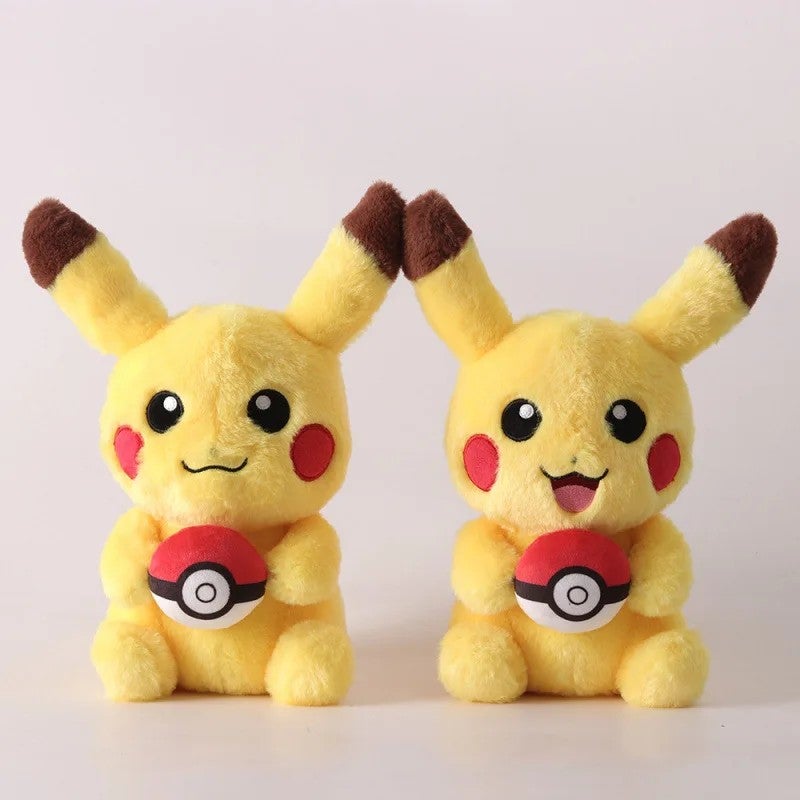 Bluejw 9\ Stuffed Anime Pikachu Plush Toy - Soft Cuddly Pokemon Stuffed Animal Doll for Kids, Perfect Claw Machine Prize & Gift" - Image 3