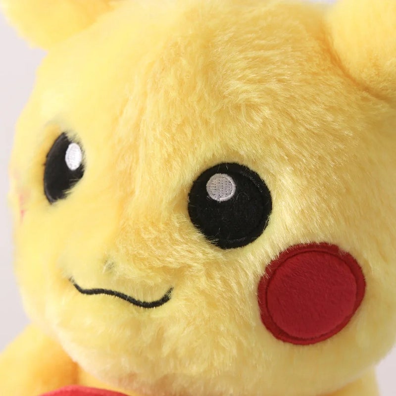 Bluejw 9\ Stuffed Anime Pikachu Plush Toy - Soft Cuddly Pokemon Stuffed Animal Doll for Kids, Perfect Claw Machine Prize & Gift" - Image 4