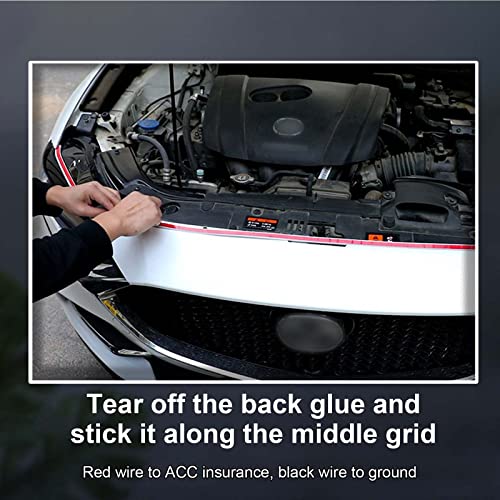 JUPIZEUS LED Car Hood Light Strip for 2023 2024 honda CR-V CRV EX EX-L Sport Engine Underhood LED Strips Guide Decorative Waterproof Daytime Running Exterior Decoration Lights Accessories DC 15V - Image 5