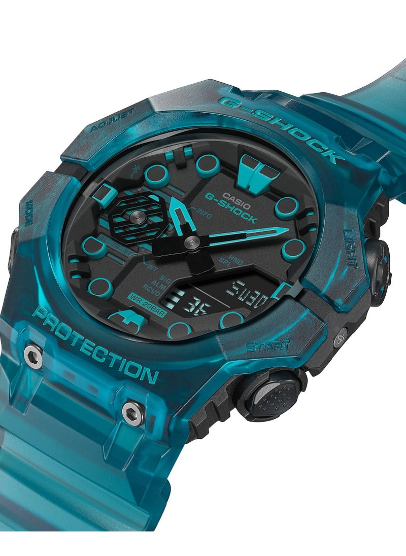 Analog-Digital Resin Band Men's Wrist Watch For Men's GA-B001G-2ADR