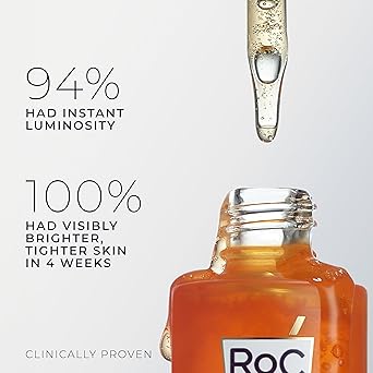 RoC RoC Multi Correxion Revive Glow Daily Serum Vitamin C Blend for Brighter Firmer Skin Anti Wrinkle and Anti Aging Firming Moisturiser 30 ml  - Image 4